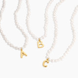 THE PEARL INITIAL NECKLACE