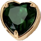 Green Crystal Heart Bag Charm BC002