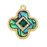 Green Iridescent Clover