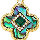 Green Iridescent Clover