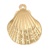 Gold Shell Pendant P034
