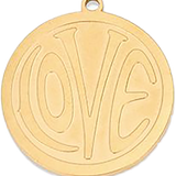 LOVE Circle Pendant Bag Charm P003