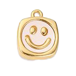 Mother of Pearl Smiley Face S027