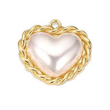 Big Puffed Heart Pearl HF003