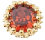 January Birthstone Light Red ZB001