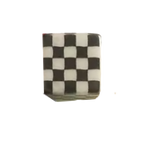 Checkered Cube Bag Charm BC027