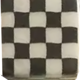 Checkered Cube Bag Charm BC027