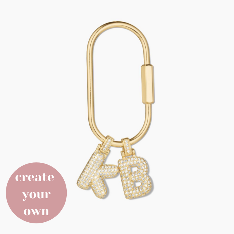 The Initial Bag Charm