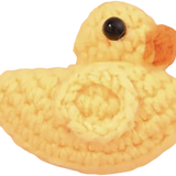 Focal Bag Charm: Crochet Duck Bag Charm BC007