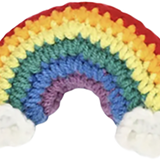 Crochet Rainbow Bag Charm BC008
