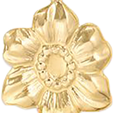 Large Gold Flower HF026