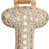 Focal Bag Charm: Pave Letter I Bag Charm BC039