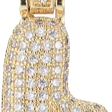 Pave Letter L Bag Charm BC042