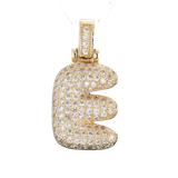 Focal Bag Charm: Pave Letter E Bag Charm BC035