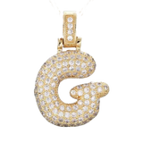 Focal Bag Charm: Pave Letter G Bag Charm BC037