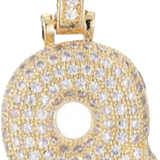 Focal Bag Charm: Pave Letter Q Bag Charm BC047