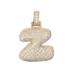 Focal Bag Charm: Pave Letter Z Bag Charm BC056