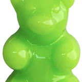 Lime Green Gummy Bear Bag Charm BC021