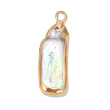 Rectangular Smooth Oblong Pearl CW007