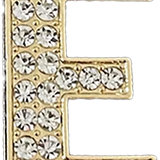 Focal Bag Charm: Pave Letter E Bag Charm BC035