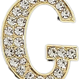 Focal Bag Charm: Pave Letter G Bag Charm BC037