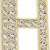 Focal Bag Charm: Pave Letter H Bag Charm BC038