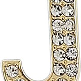 Focal Bag Charm: Pave Letter J Bag Charm BC040