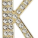Focal Bag Charm: Pave Letter K Bag Charm BC041