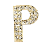 Focal Bag Charm: Pave Letter P Bag Charm BC045