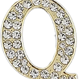 Pave Letter Q Bag Charm BC047 (Copy)