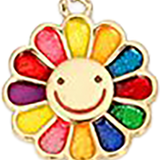 Rainbow Smiley Flower HF023