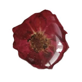 Red Pressed Flower Pendant P012