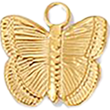 Small Gold Butterfly HFA031
